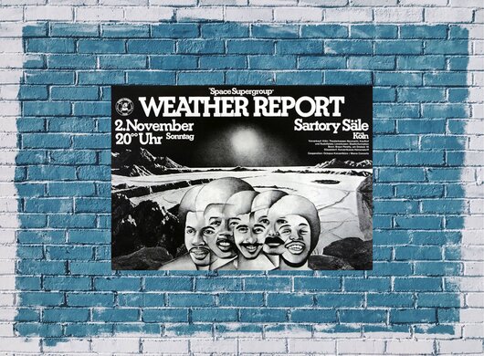 Weather Report - Space Supergroup, Köln 1975 - Konzertplakat