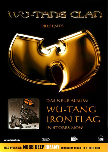 Wu-Tang Clan - Iron Flag,  2004 - Konzertplakat