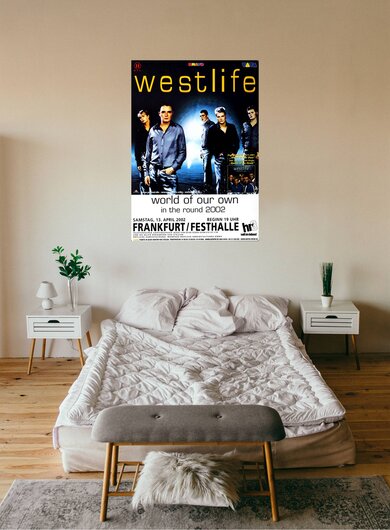 Westlife - World Of Our Own, Frankfurt 2002 - Konzertplakat