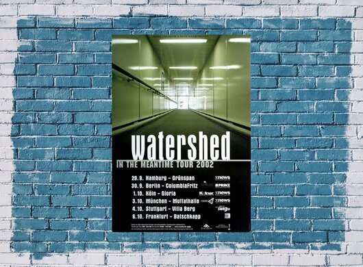 Watershed - The Meantime, Tour 2002 - Konzertplakat