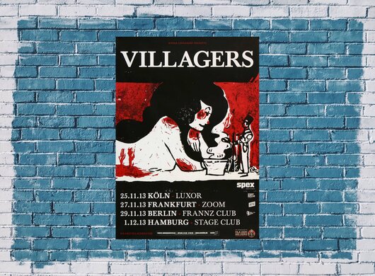 Villagers - Awayland, Tour 2013 - Konzertplakat