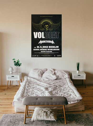 Volbeat - Airbourne, BER, 2013 - Konzertplakat