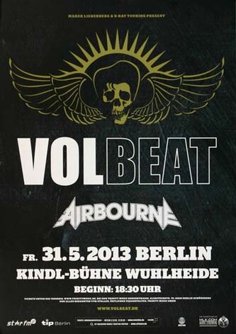 Volbeat - Open Air, Berlin 2013 - Konzertplakat