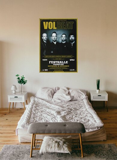 Volbeat - Beyond Hell , Frankfurt 2013 - Konzertplakat