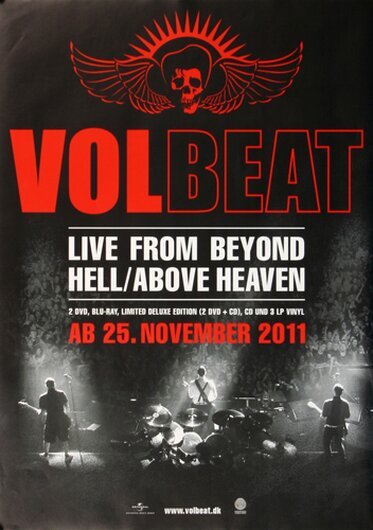 Volbeat - Open Air,  2011 - Konzertplakat
