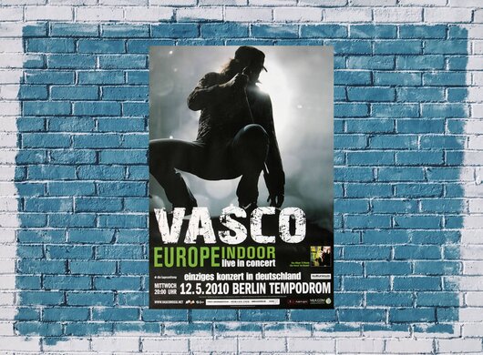 Vasco - European Dates, Tour 2010 - Konzertplakat