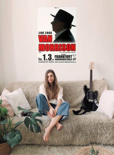 Van Morrison - Keep It Simple, Frankfurt 2008 - Konzertplakat