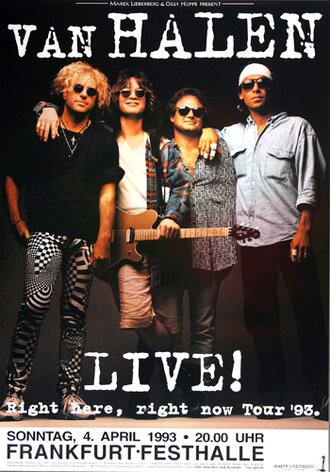 Elton John - LIVE, Frankfurt 1993 - Konzertplakat