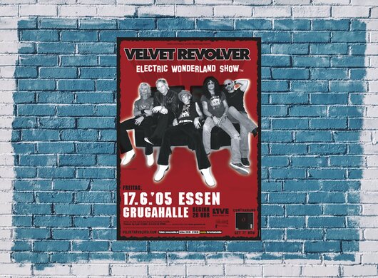 Velvet Revolver - Electric Wonderland, Essen 2005 - Konzertplakat