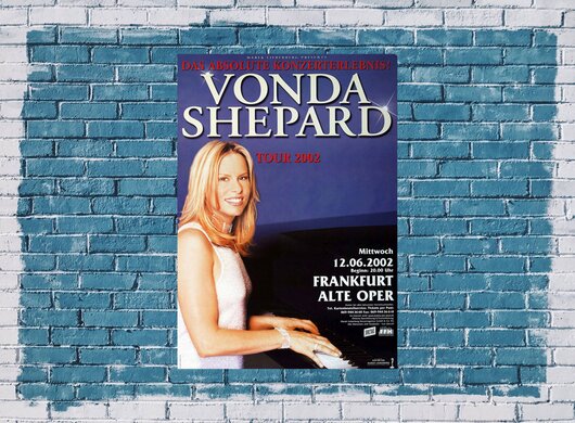 Vonda Shepard - Heart And Soul, Frankfurt 2002 - Konzertplakat