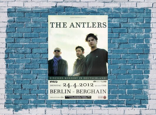 The Antlers - Brust Apart, Berlin 2012 - Konzertplakat