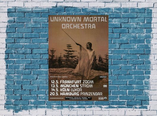 Unknown Mortal Orchestra - Multi Love, Tour 2013 - Konzertplakat