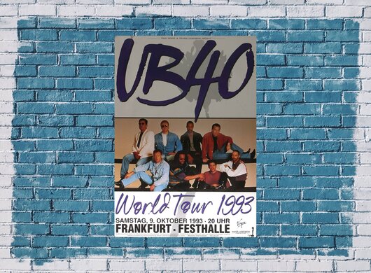 UB 40 - Promises And Lies, Frankfurt 1993 - Konzertplakat