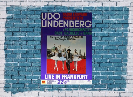 Udo Lindenberg, Sündenknall, Frankfurt, 1985,
