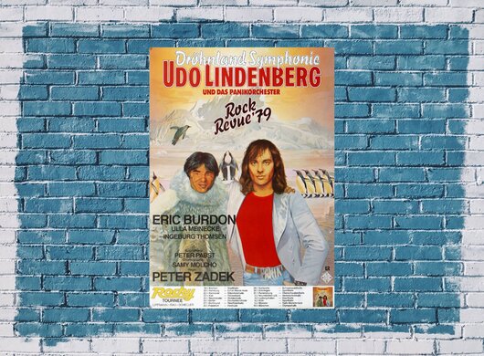 Udo Lindenberg - Rock Revue, Tour 1979 - Konzertplakat