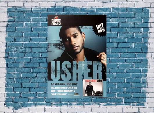 Usher - Here I Stand, Tour 2008 - Konzertplakat