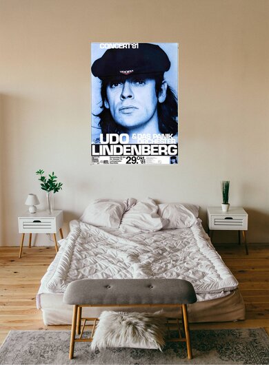 Udo Lindenberg - Udopia, Ludwigshafen 1981 - Konzertplakat