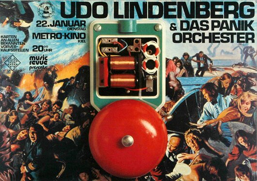 Udo Lindenberg - Alles Klar, Hamburg 1973 - Konzertplakat