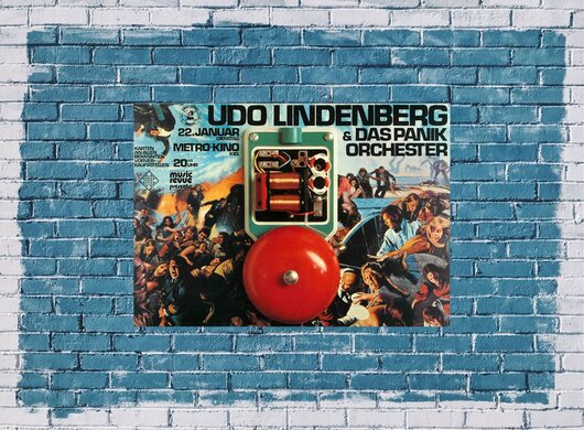 Udo Lindenberg - Alles Klar, Hamburg 1973 - Konzertplakat