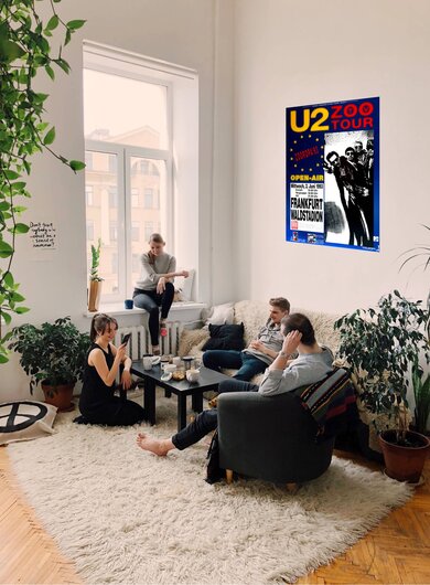 U2 - Zoo TV, Frankfurt 1993 - Konzertplakat