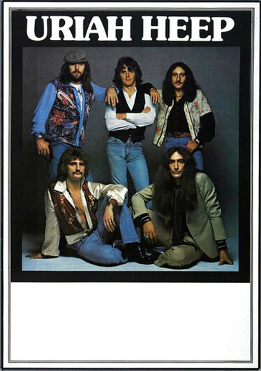 Uriah Heep - High and Mighty,  1976 - Konzertplakat