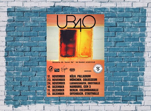 UB 40 - Cover Up, Tour 2001 - Konzertplakat