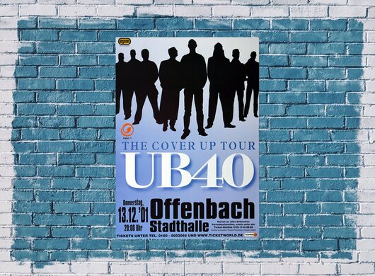 UB 40 - Light My Fire, Frankfurt 2001 - Konzertplakat