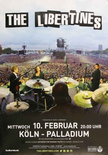 The Libertines - The Matter , Köln 2016 - Konzertplakat