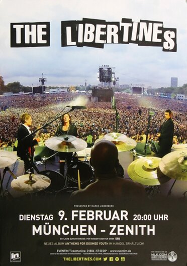 The Libertines - The Matter , München 2016 - Konzertplakat