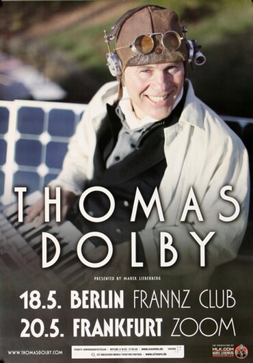 Thomas Dolby - Americana, Berlin & Frankfurt 2012 - Konzertplakat