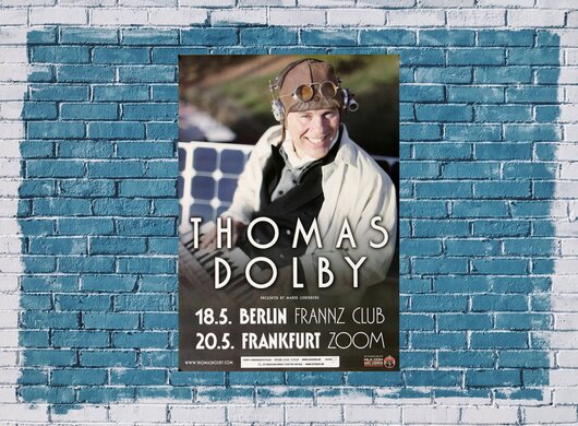 Thomas Dolby - Americana, Berlin & Frankfurt 2012 - Konzertplakat