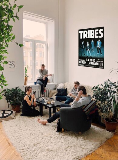 Tribes - It Never Ends, Berlin 2012 - Konzertplakat