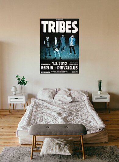 Tribes - It Never Ends, Berlin 2012 - Konzertplakat