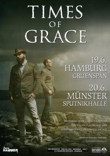Times Of Grace - A Brocken , Mannheim 2011 - Konzertplakat