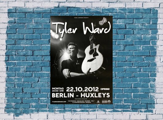Tyler Ward - Forster The People , Berlin 2012 - Konzertplakat