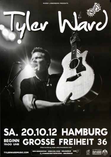 Tyler Ward - Forster The People , Hamburg 2012 - Konzertplakat