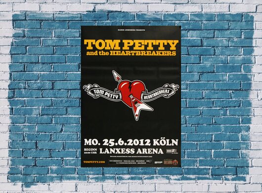 Tom Petty & the Heartbreakers - Heartbreaker , Köln 2012 - Konzertplakat