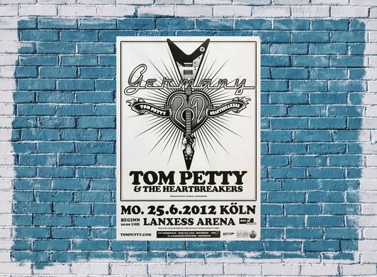 Tom Petty & The Heartbreakers, Live In , Köln 2012 - Konzertplakat