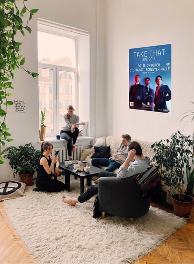 Take That - Live , Stuttgart 2015 - Konzertplakat