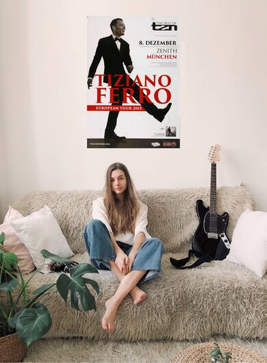 Tiziano Ferro - The Best, München 2015 - Konzertplakat