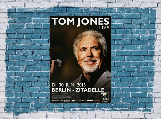 Tom Jones - The Room , Berlin 2015 - Konzertplakat