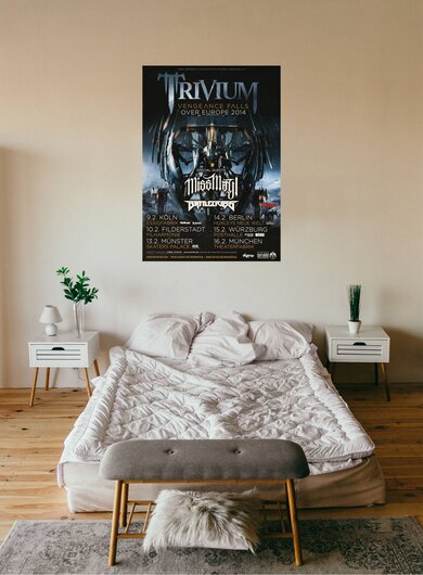 Trivium - Over Europe, Tour 2014 - Konzertplakat