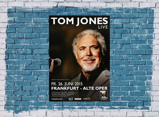 Tom Jones - The Room , Frankfurt 2015 - Konzertplakat