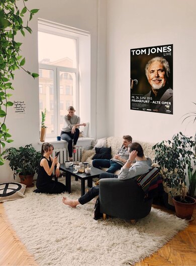 Tom Jones - The Room , Frankfurt 2015 - Konzertplakat