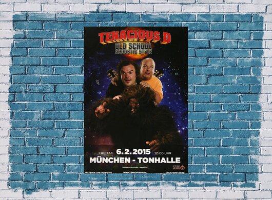 Tenacious D - Old School, München 2015 - Konzertplakat