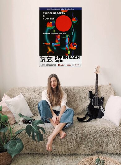 Tangerine Dream - Phaedra Farewell, Frankfurt 2014 - Konzertplakat