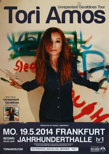 Tori Amos - Wild Way , Frankfurt 2014 - Konzertplakat