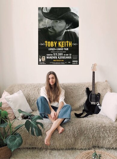 Toby Keith - Locked & Loaded , München 2011 - Konzertplakat