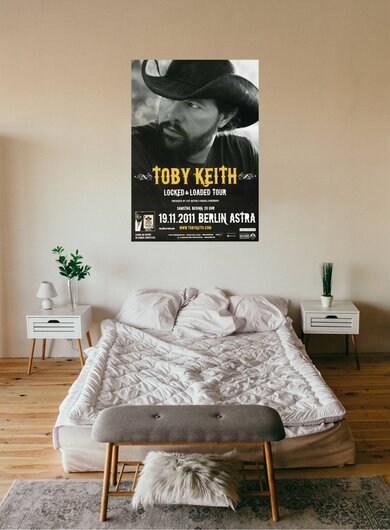 Toby Keith - Locked & Loaded , Berlin 2011 - Konzertplakat