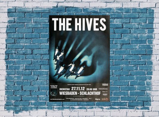 The Hives - Lex Hives, Wiesbaden 2012 - Konzertplakat